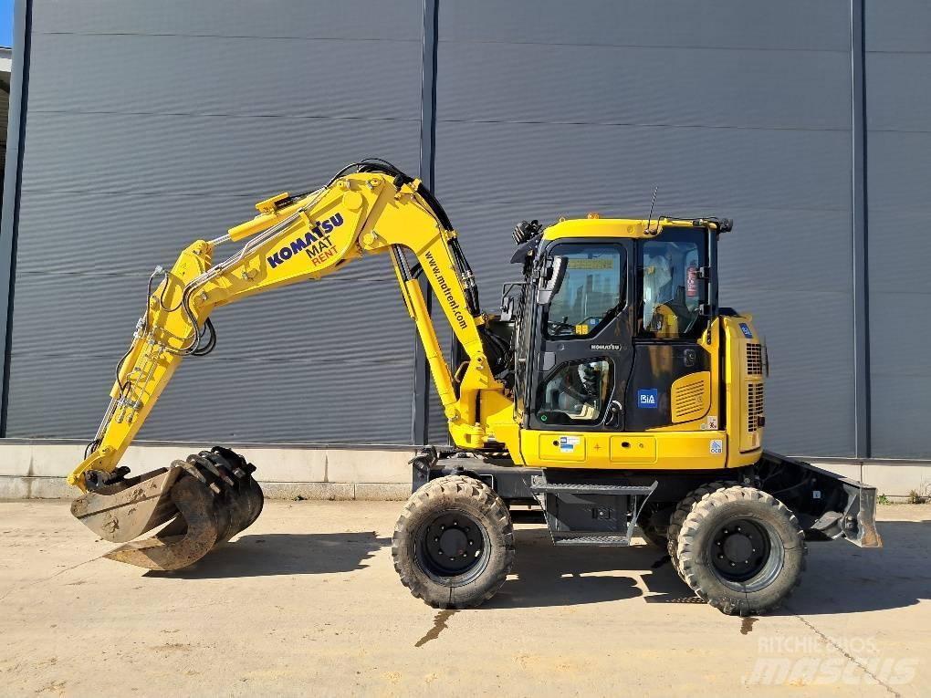 Komatsu PW98MR-11E0 轮式挖掘机
