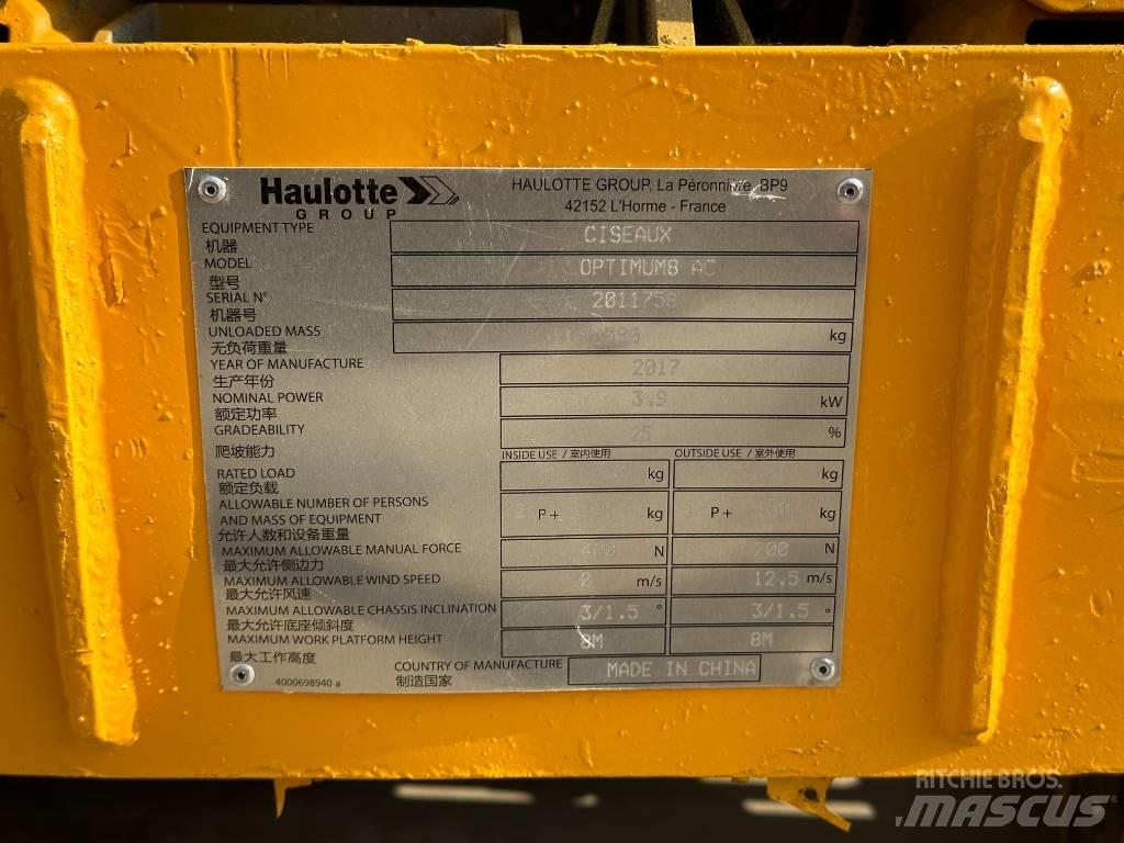 Haulotte OPTIMUM 8 剪叉式升降机
