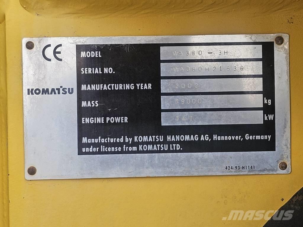Komatsu WA 380-3H 轮式装载机