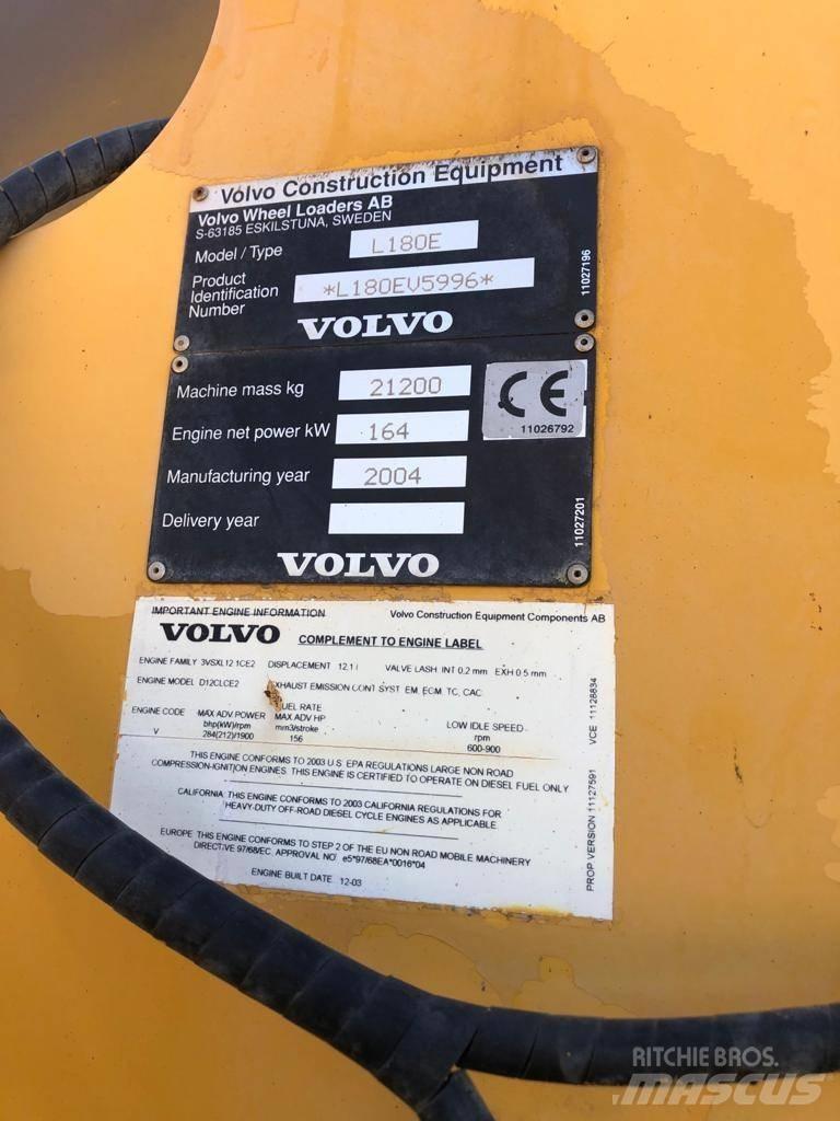 Volvo L 180 E 轮式装载机