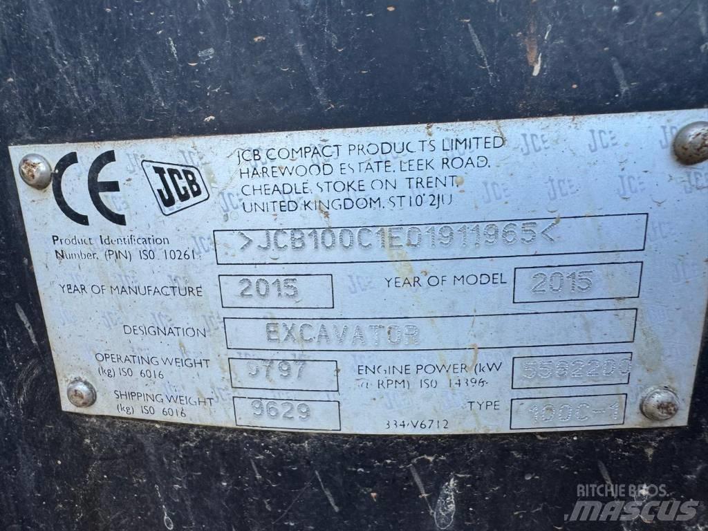 JCB 100 C-1 中型挖掘机