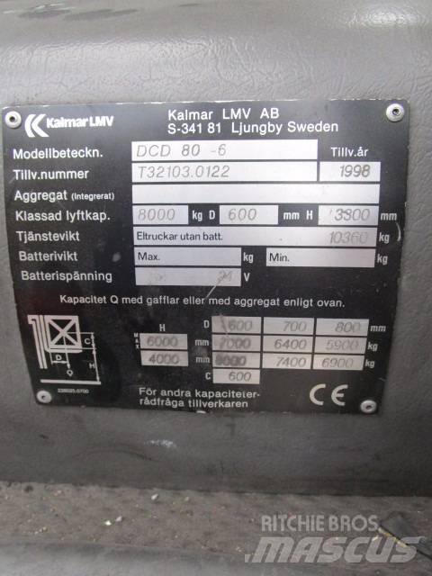 Kalmar DCD 80-6 柴油叉车