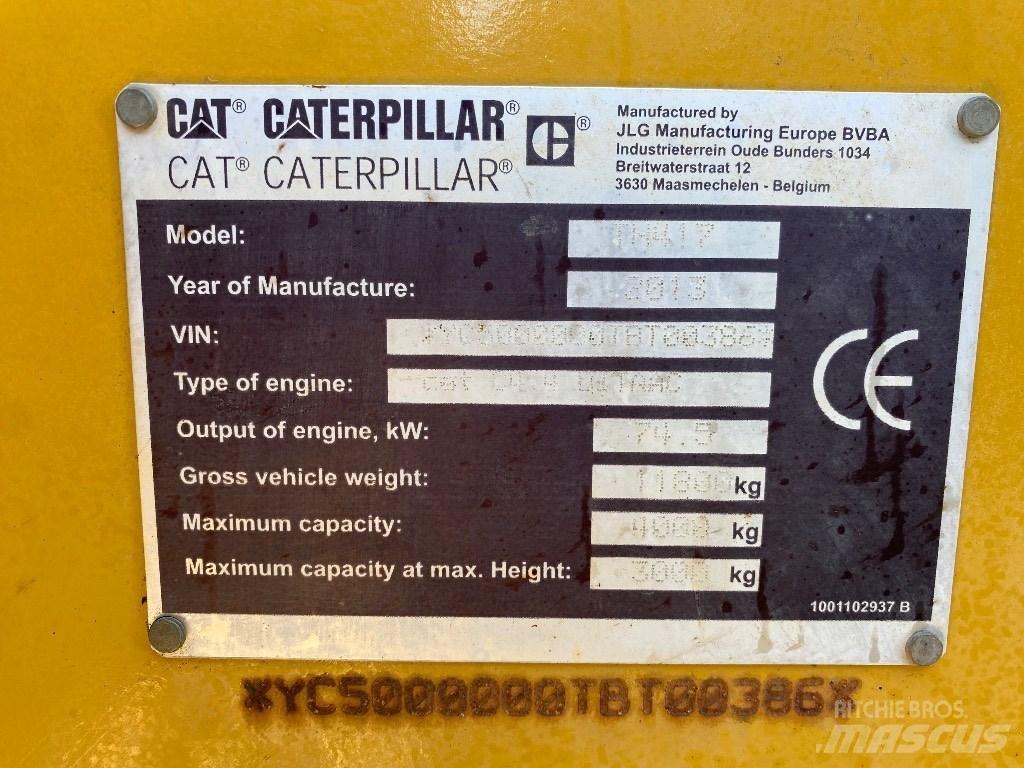 CAT TH 417 伸缩臂叉装车|叉装车