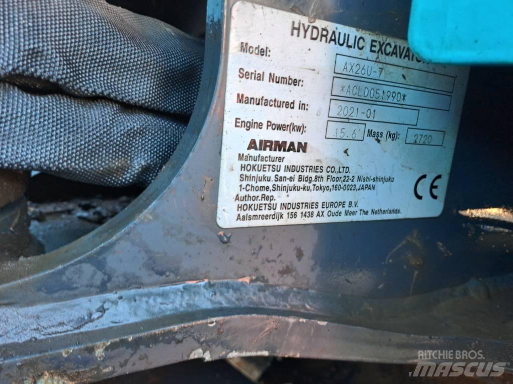 Airman AX26U 小型挖掘机