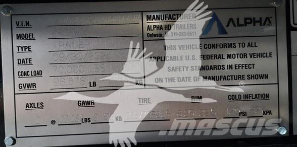  ALPHA HD A80MG 低平板半挂车