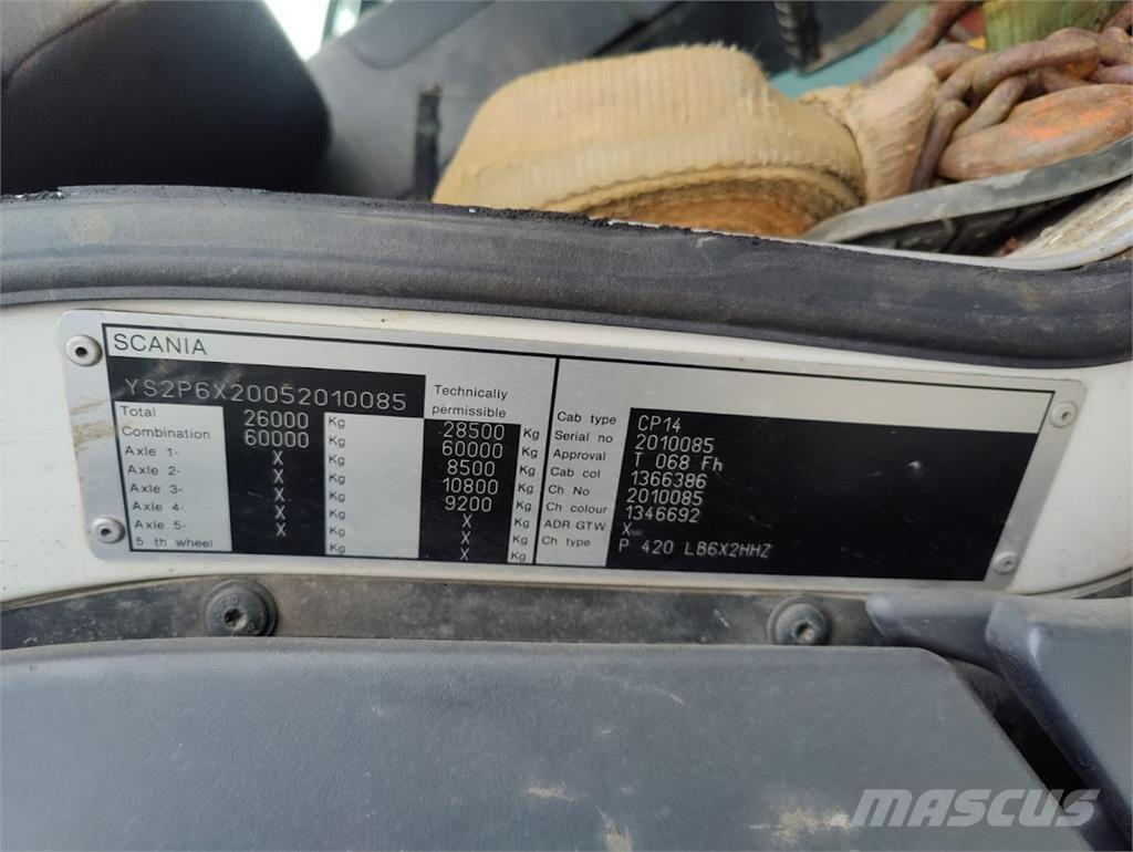 Scania P420 6x2 自卸式货车