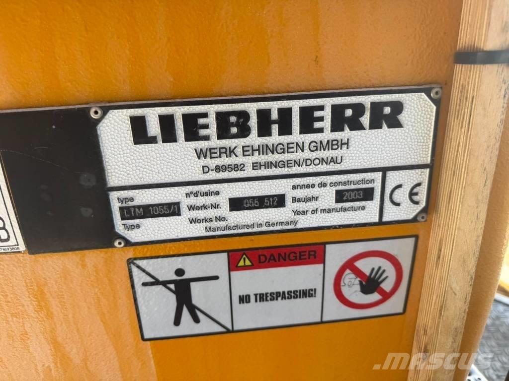 Liebherr LTM 1055-1 全地面起重机︳移动式起重机