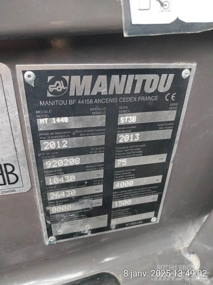 Manitou MT1440 伸缩臂叉装车|叉装车