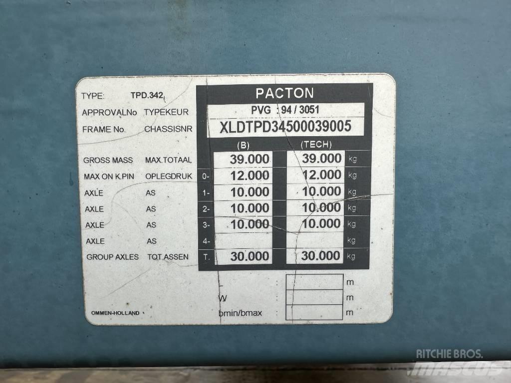 Pacton TPD 342 平板半挂车\侧翻自卸半挂车
