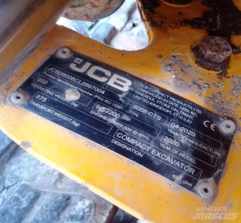 JCB 8008 CTS 小型挖掘机