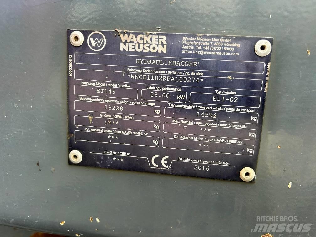 Neuson ET145 履带挖掘机