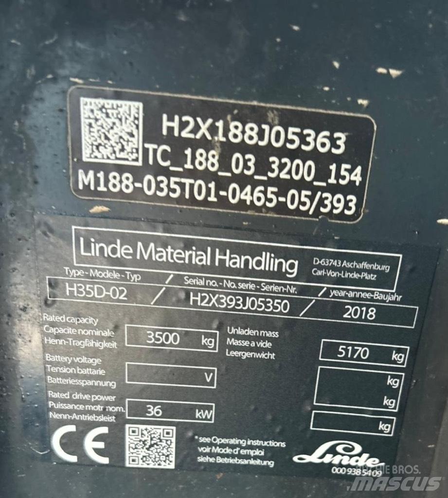 Linde H35D-02 EVO 柴油叉车