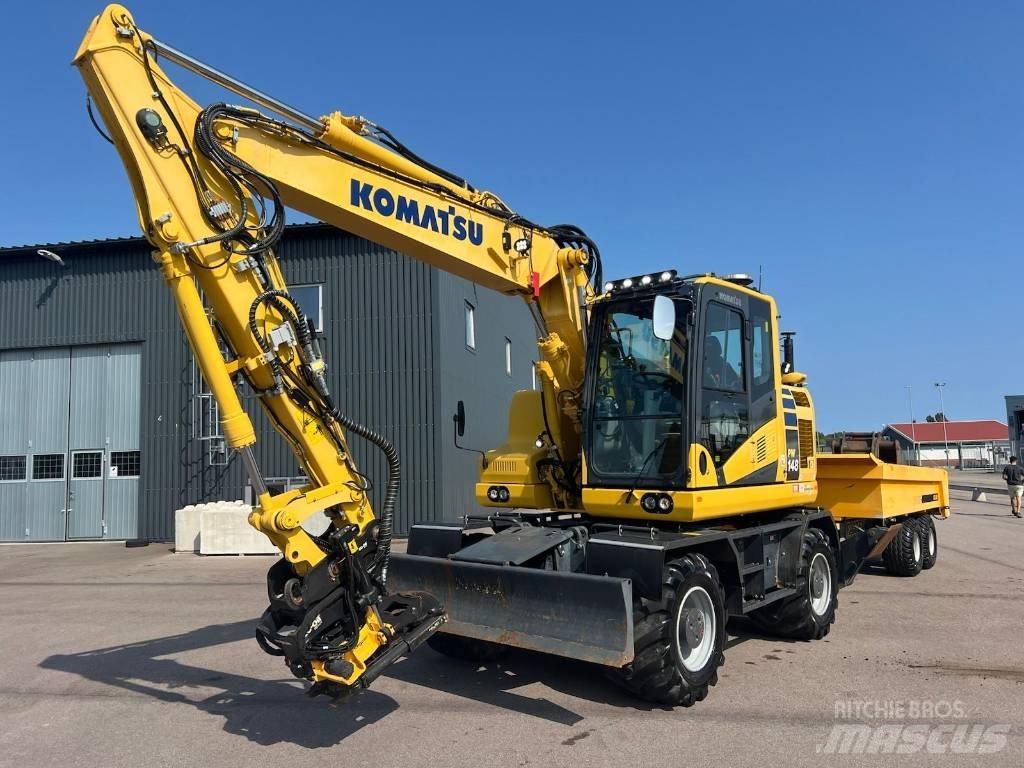 Komatsu PW148-11 轮式挖掘机