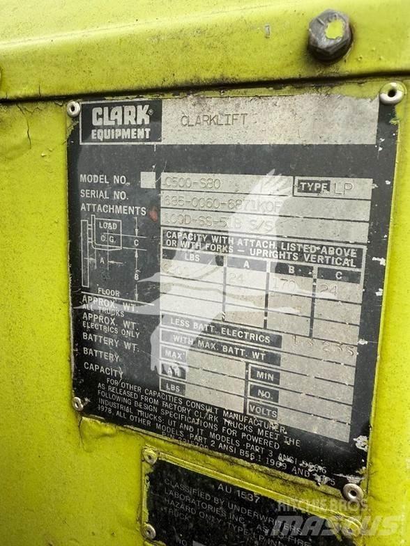 Clark C500S80 柴油叉车