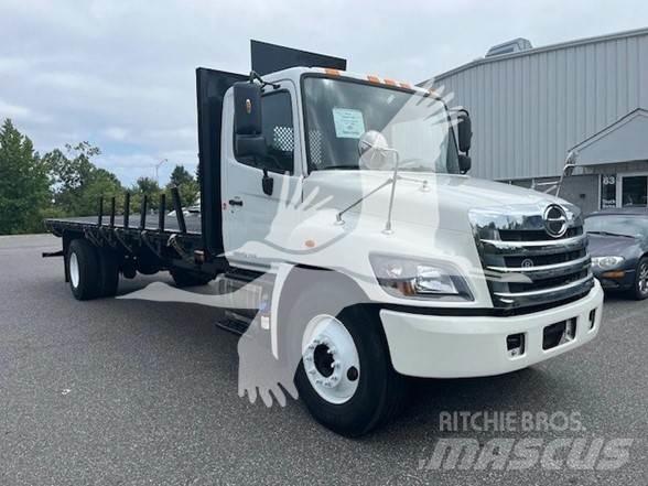 Hino 338 平板栏板货车