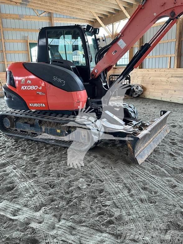 Kubota KX080-4 履带挖掘机