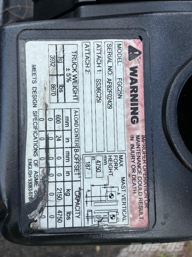 Mitsubishi FGC 25 N 其他叉车