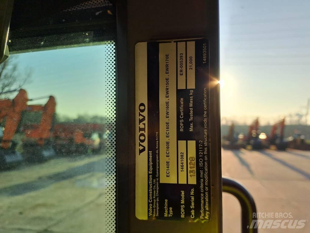 Volvo EW160E 轮式挖掘机