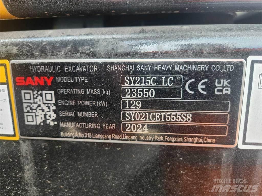 Sany SY215C 履带挖掘机