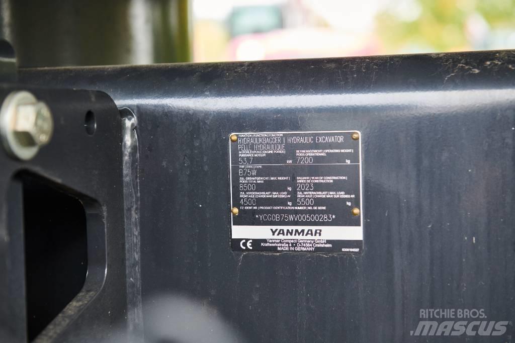 Yanmar B 75 W 轮式挖掘机