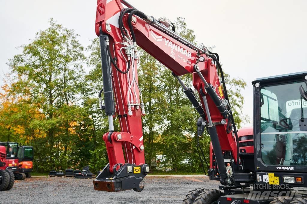 Yanmar B 75 W 轮式挖掘机