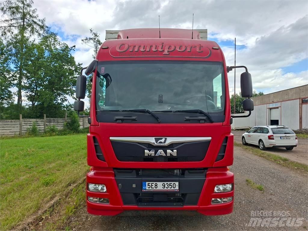 MAN TGM 18.290 平板栏板货车