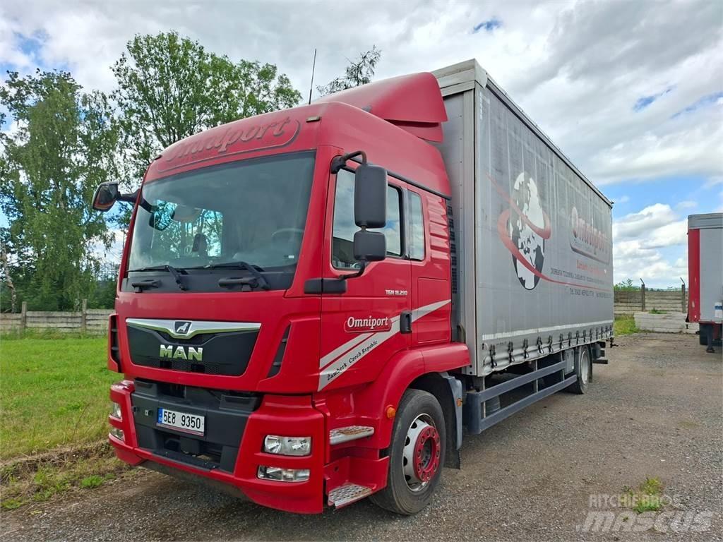 MAN TGM 18.290 平板栏板货车