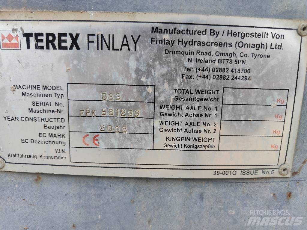Terex Finlay 883 移动式筛分机