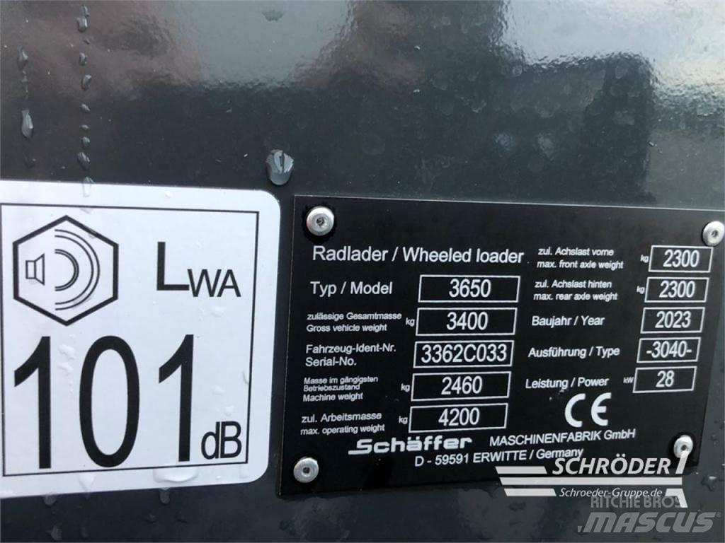 Schäffer 3650 小型装载机