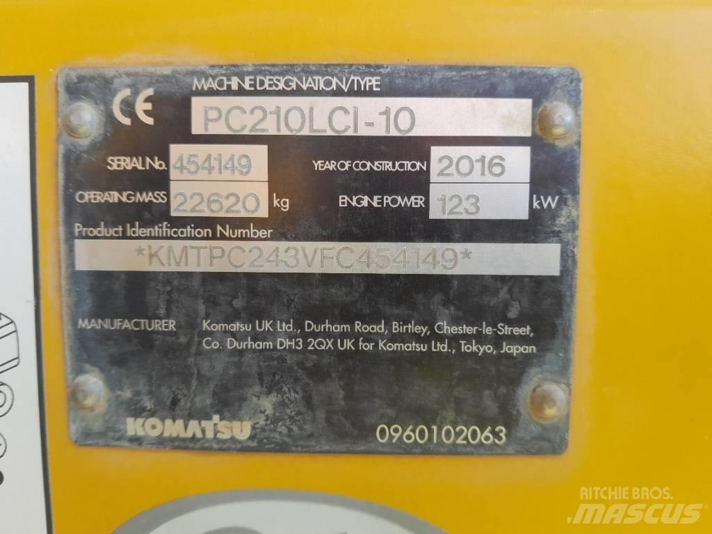 Komatsu PC210LCi-10 履带挖掘机
