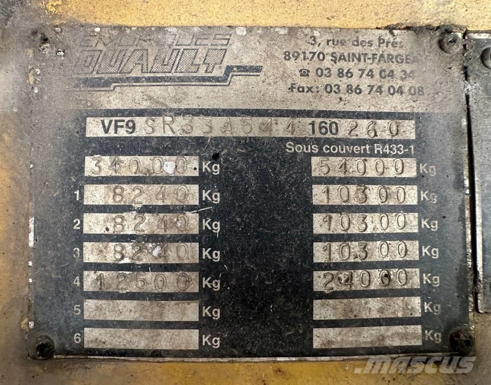 Louault SR33A 车辆运输半挂车