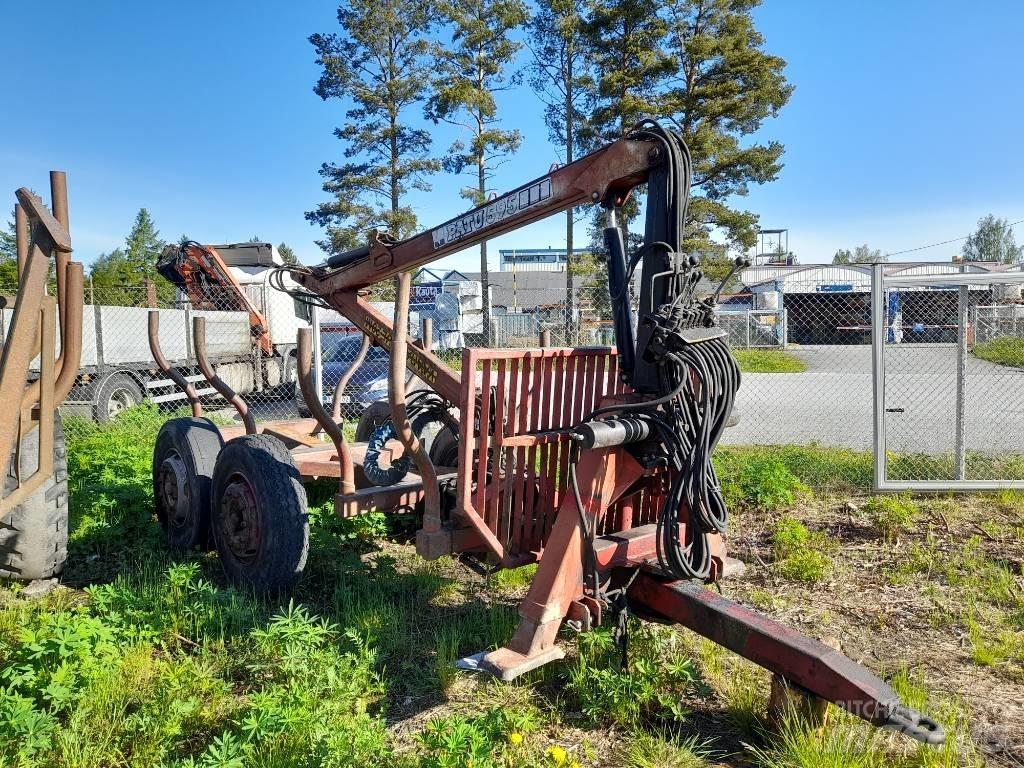 Patu 595+Metsäkärry 起重机和装载机