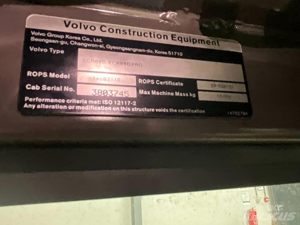 Volvo ECR 88 D 驾驶室与内部
