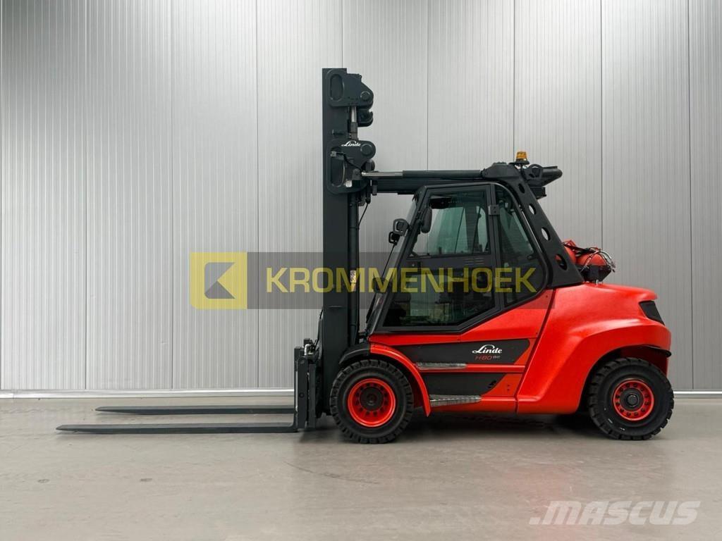 Linde H 80 T-900 天然气叉车