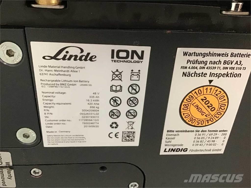 Linde E16 ION 电动叉车
