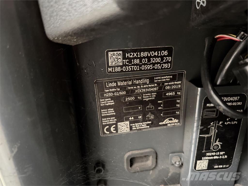 Linde H25D-02/600 柴油叉车