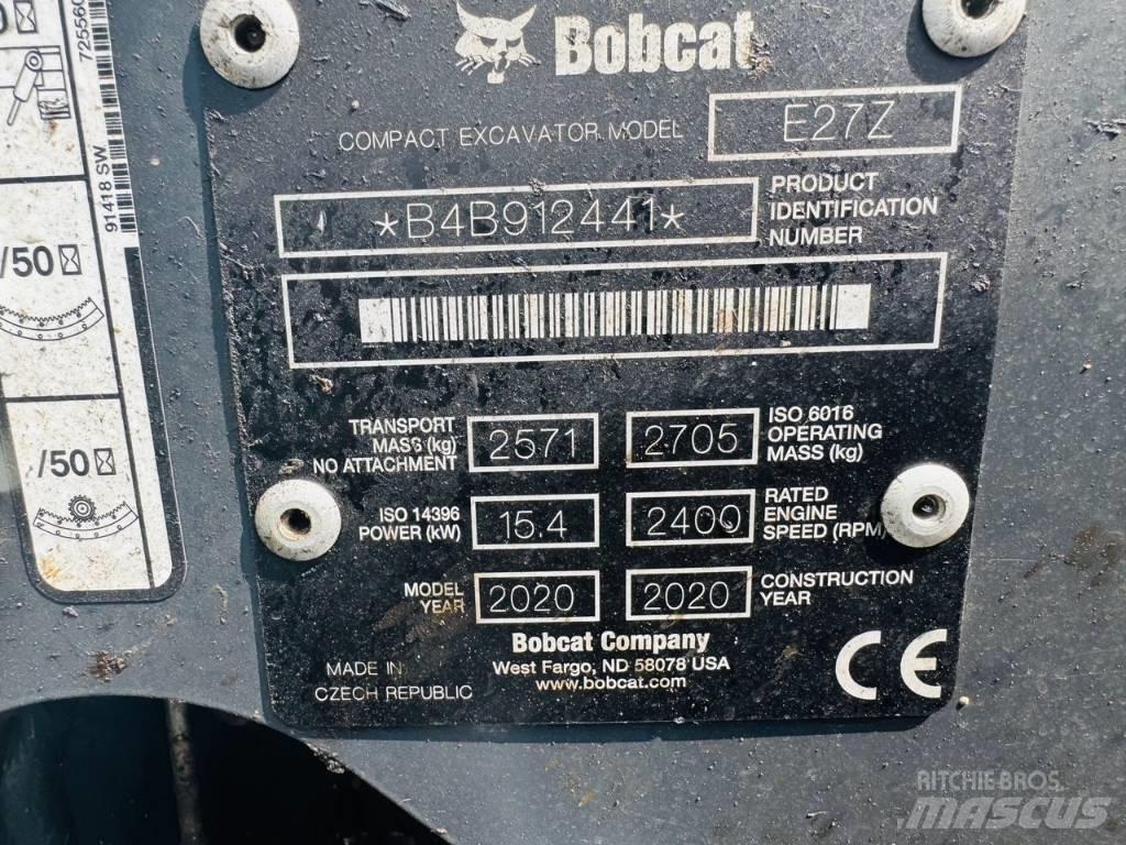 Bobcat E27z 小型挖掘机