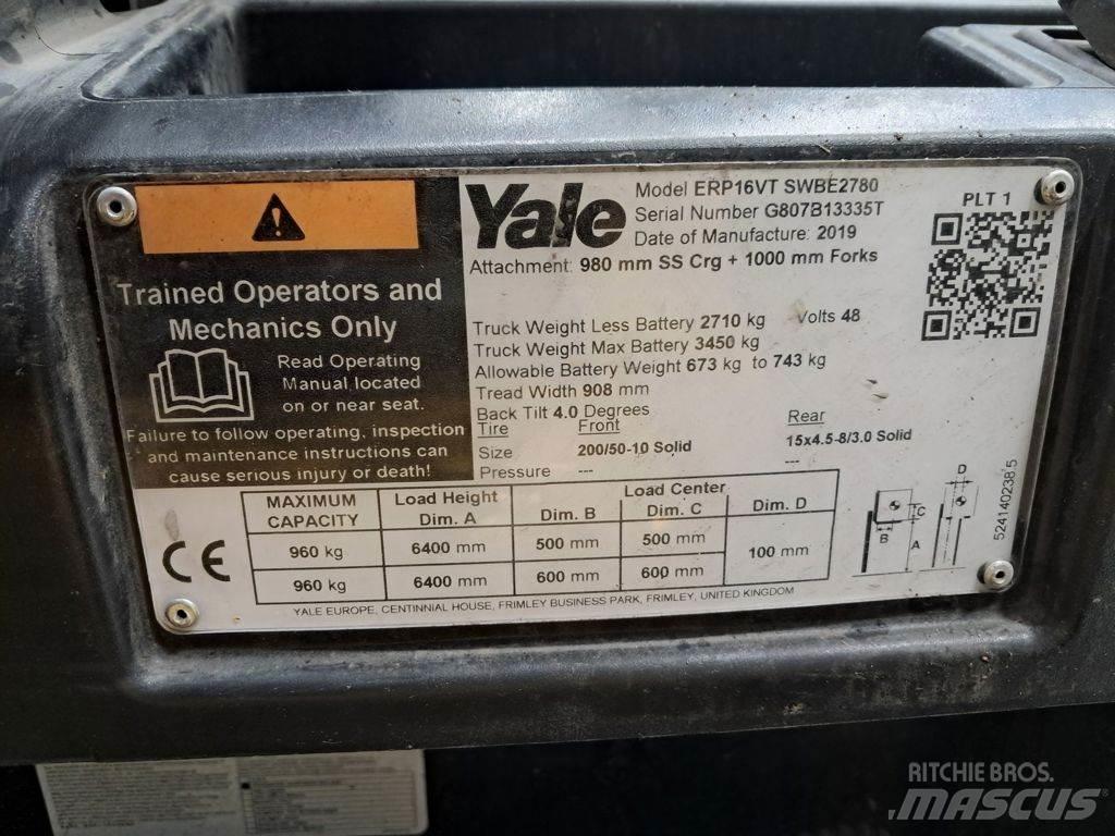 Yale ERP16VT 电动叉车