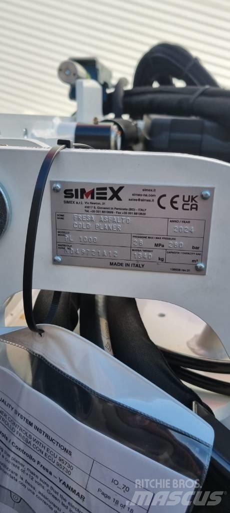 Simex PL1000 沥青设备配件
