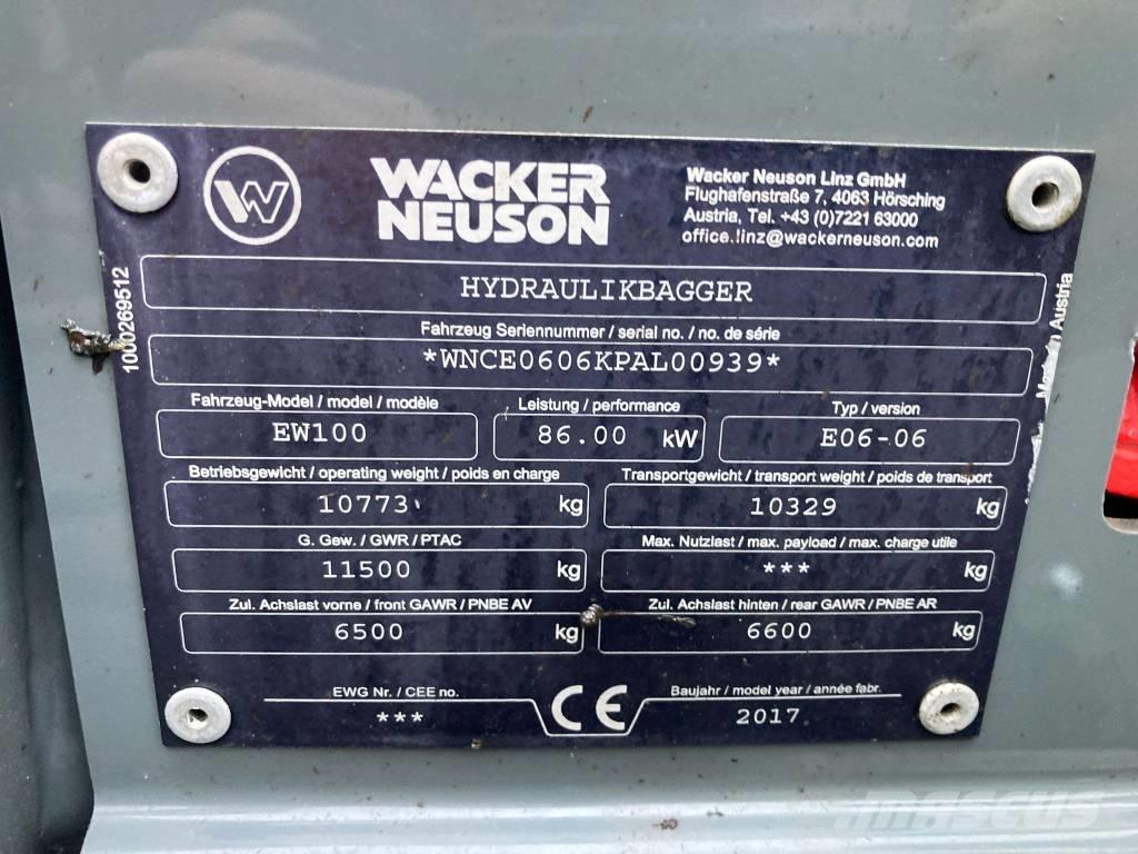 Wacker Neuson EW 100 轮式挖掘机