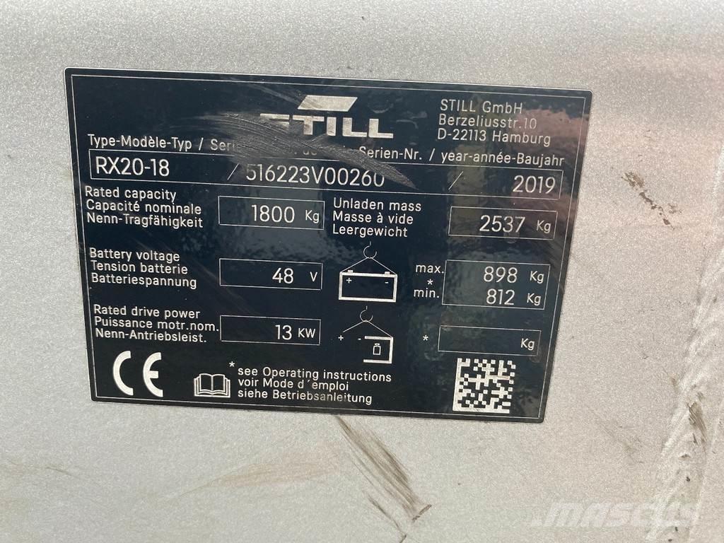 Still RX20-18 电动叉车