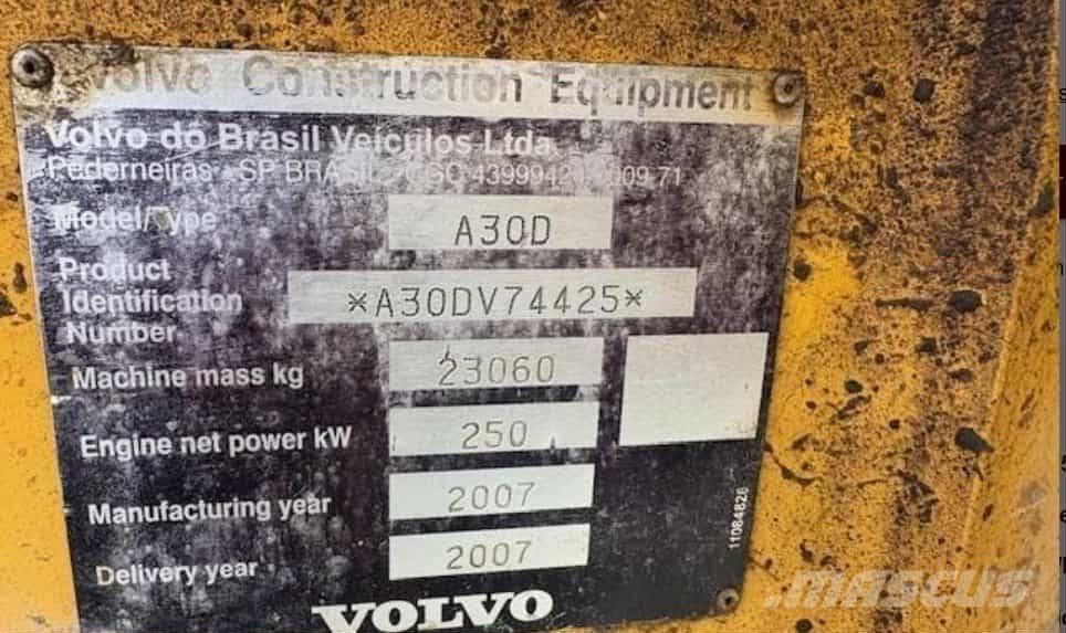 Volvo A 30 D 铰接式自卸车
