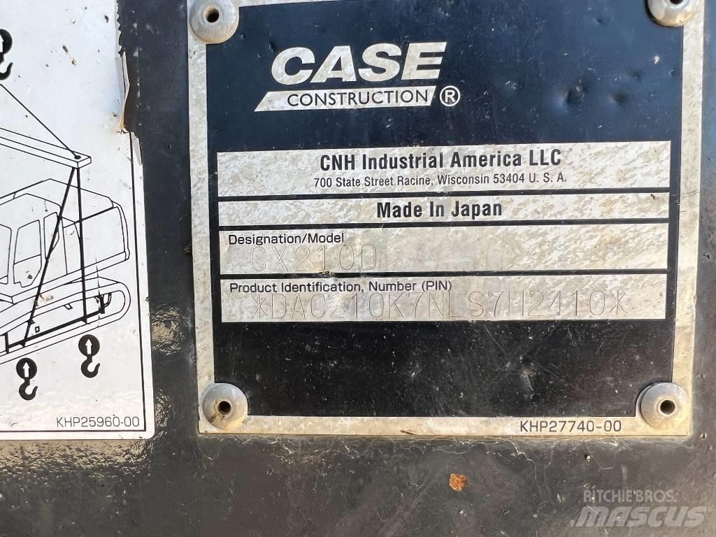 CASE CX 210 D 履带挖掘机