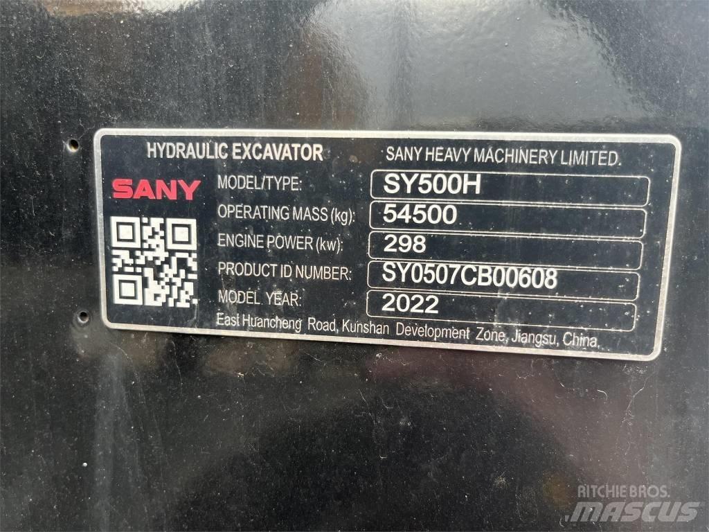 Sany SY 500 H 履带挖掘机