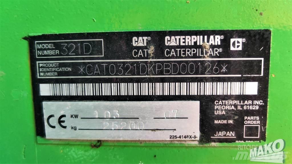 CAT 321 D 履带挖掘机
