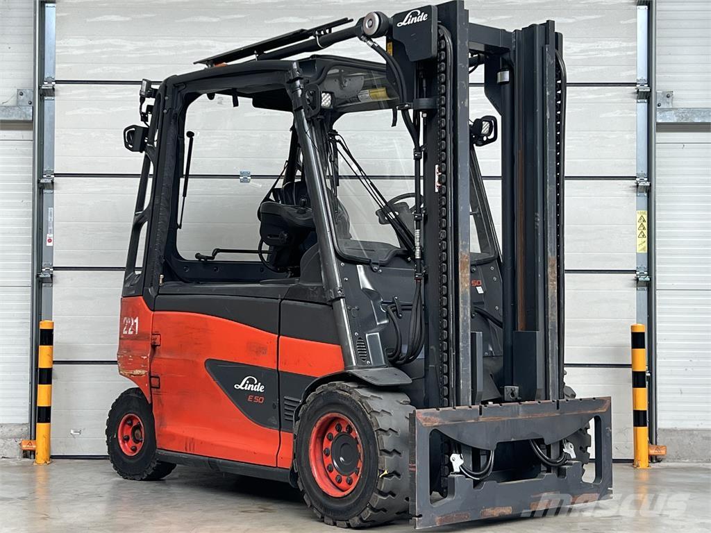 Linde E50HL-01 电动叉车