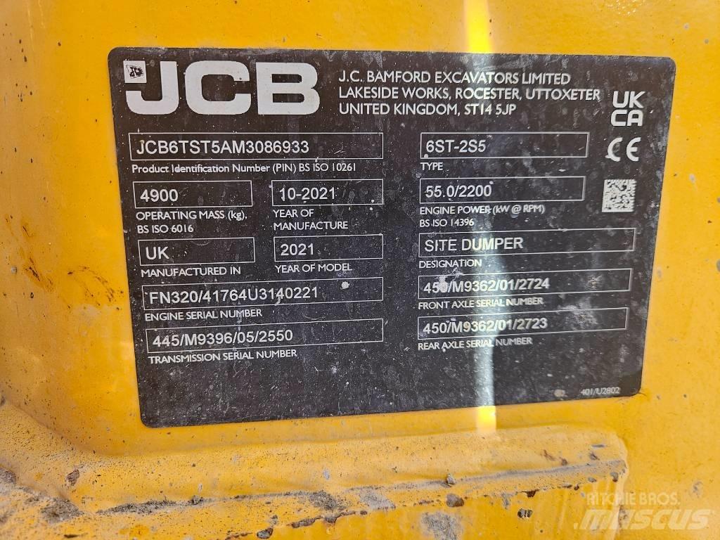 JCB 6ST-2S5 铰接式自卸车