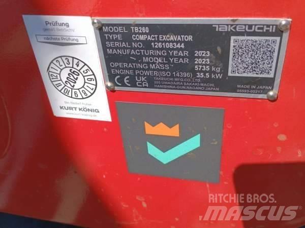 Takeuchi TB 260 小型挖掘机