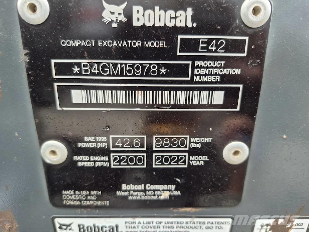 Bobcat E 42 小型挖掘机