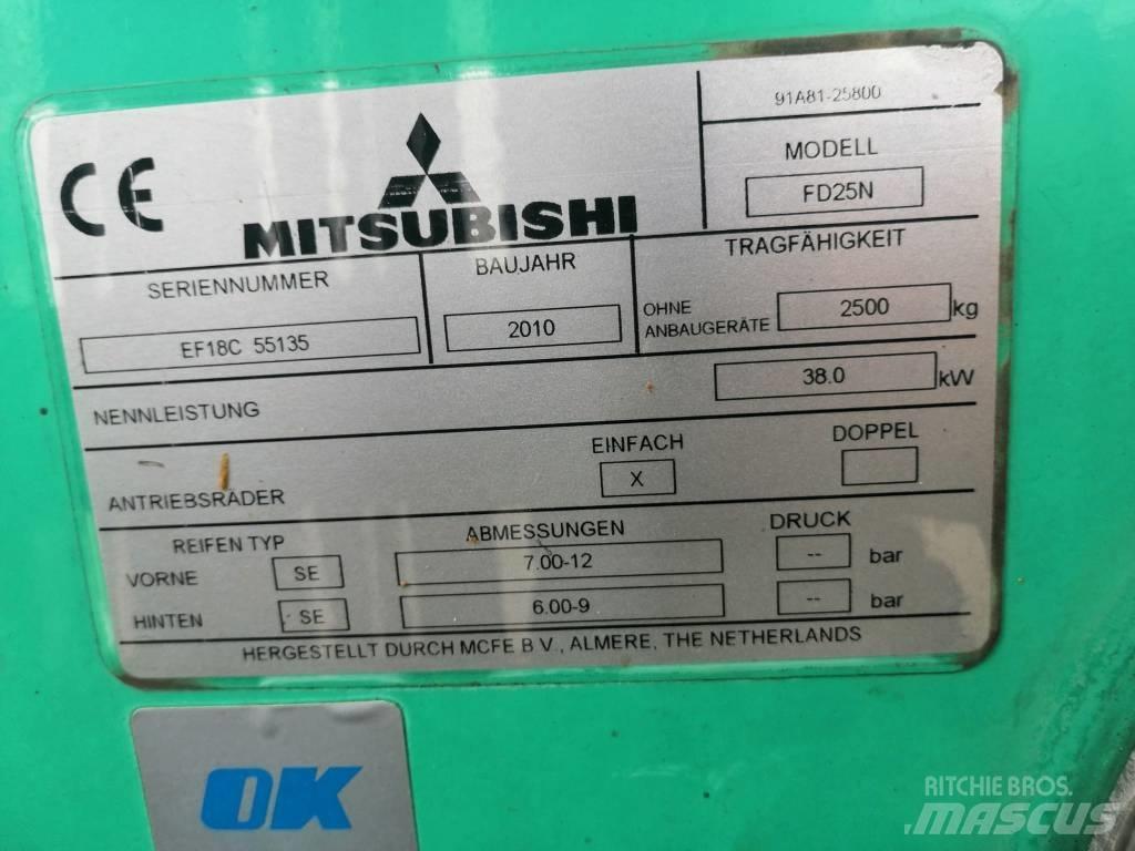 Mitsubishi FD25N 柴油叉车